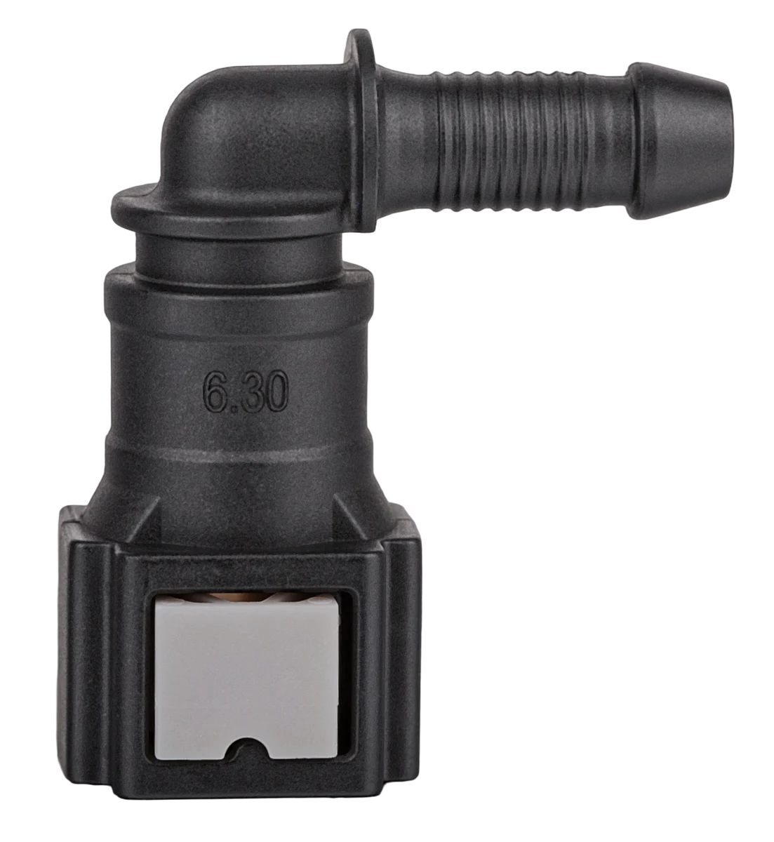 SAE 6.30-1/4" - 90° - Rubber 6 - FUEL (LIQUID)