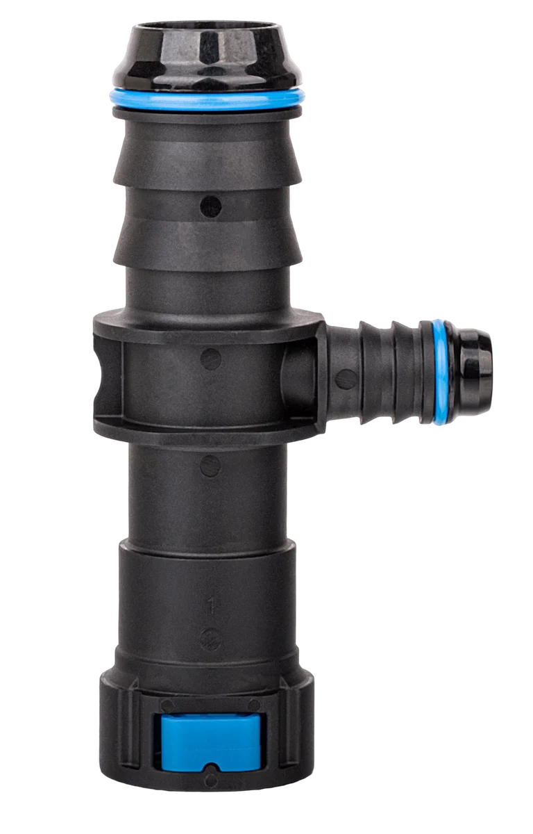 SAE 15.82 Shut-off Valve - 3 WAY - Ø25X2mm - Ø14X1mm